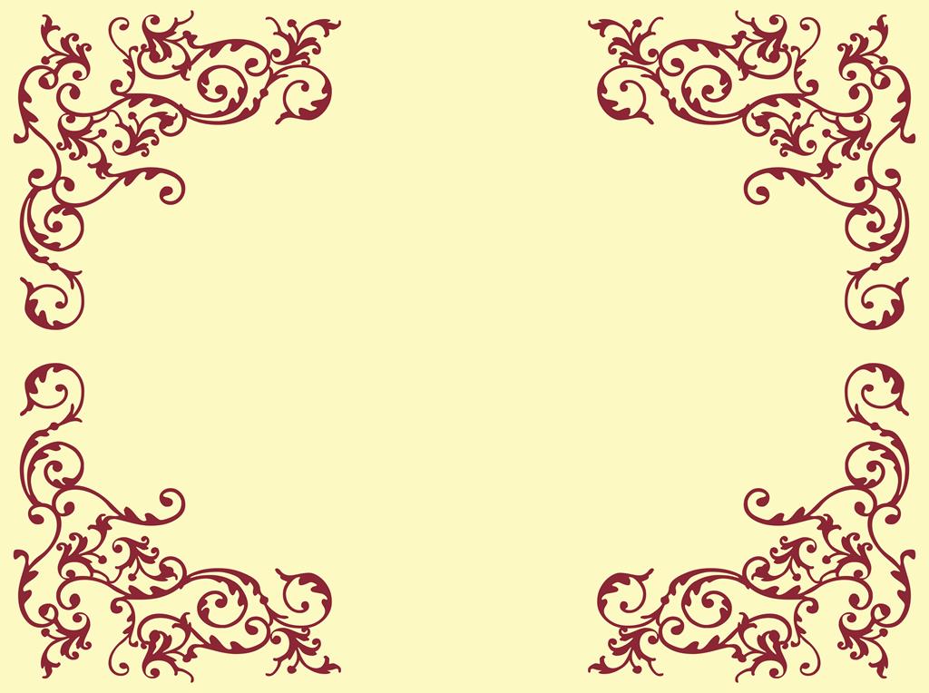 Linclass Tischsets Pomp creme-bordeaux 40 x 30 cm