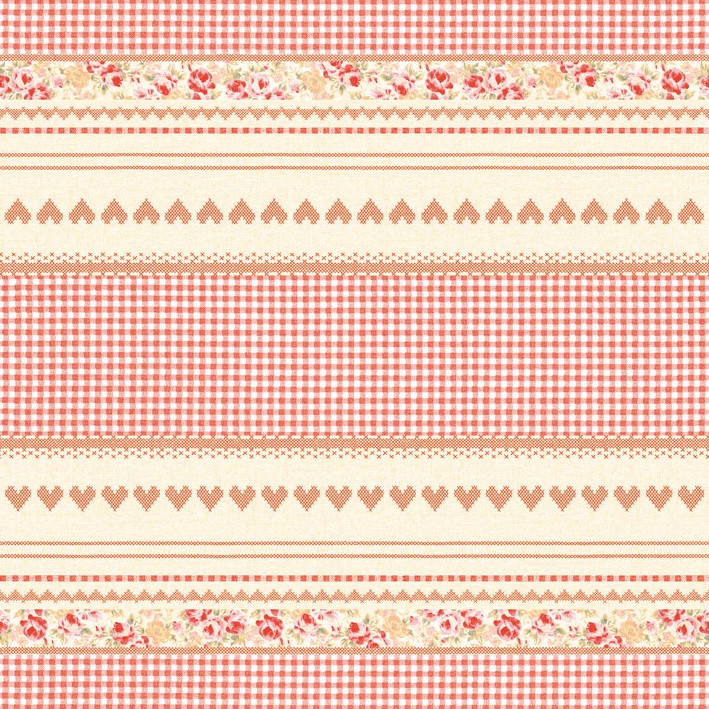 Linclass Tischdecke Mathilda 80 x 80 cm 1/8-Falz
