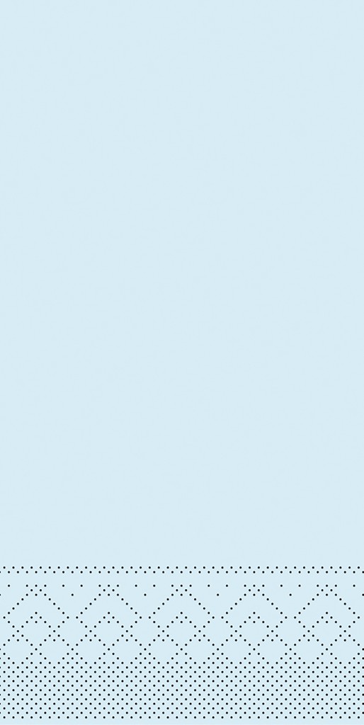 Tissue Serviette Basic hellblau 33 x 33 cm 1/8 Falz 3-lg.