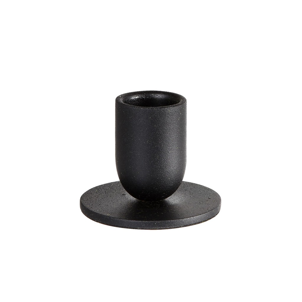 Kerzenhalter Totem 57 x 43 mm schwarz, Metall