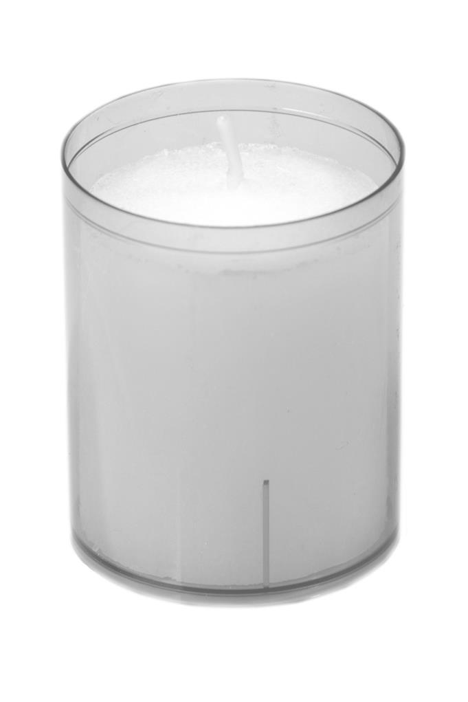 24 Stunden Refill Cups grau 63 mm