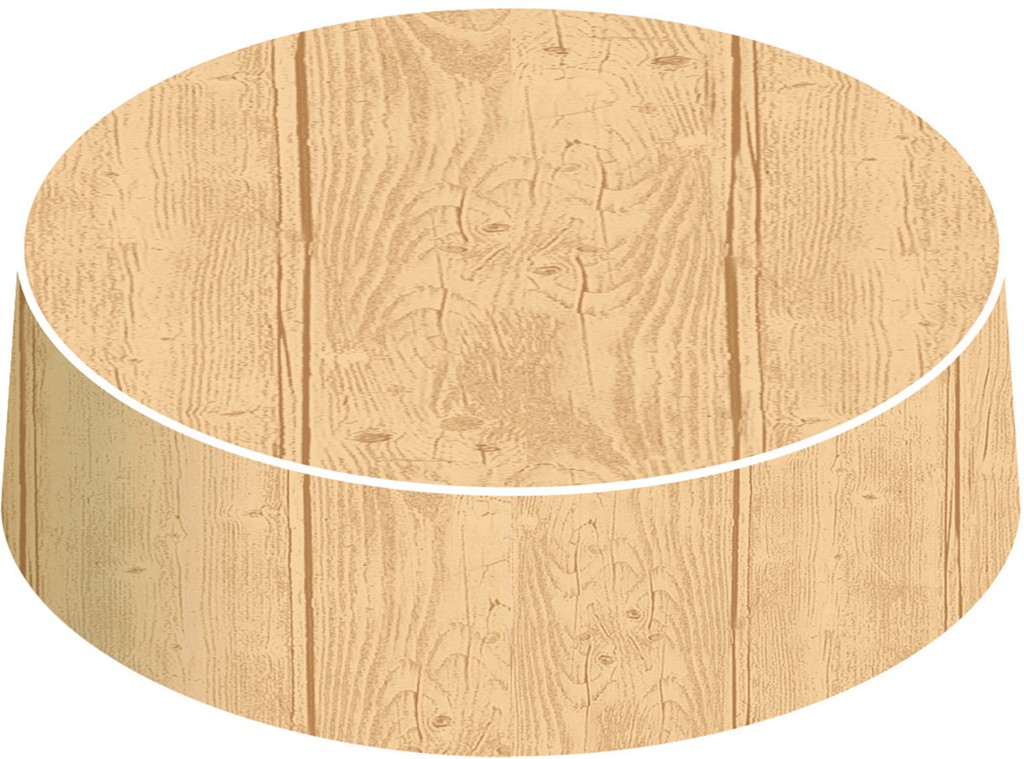 Karton Caps Holz braun 69mm
