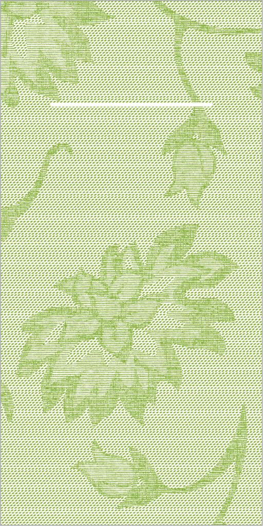 Linclass Pocket-Nap. Lisboa schilfgrün 40 x 40 cm 1/8 Falz