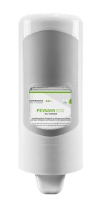 Kunststoffspender "PevaOne" weiss für 1L Softflaschen