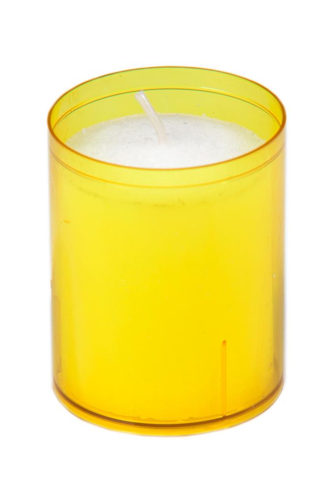 24 Stunden Refill Cups gelb 63 mm