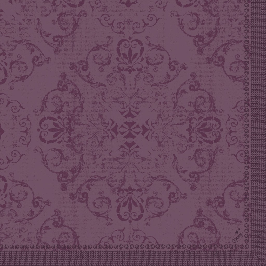 Dunilin Servietten 1/4 Falz Opulent plum, 40x40cm