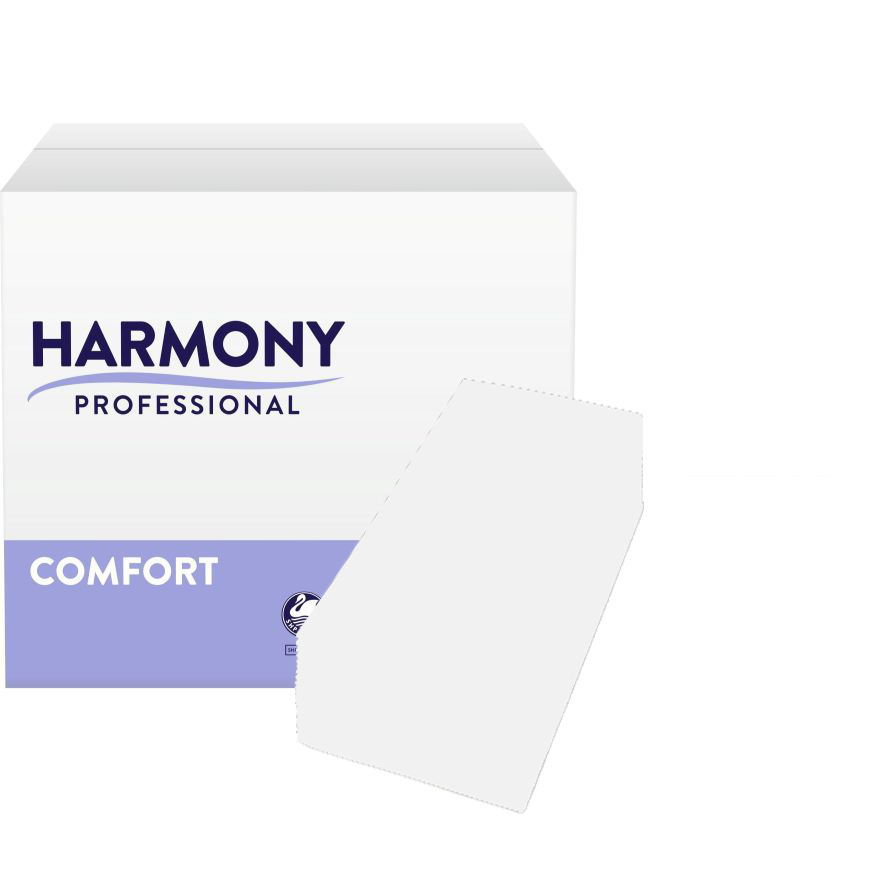 Servietten Harmony 2-lg weiss 38x38cm 1/8 Falzung