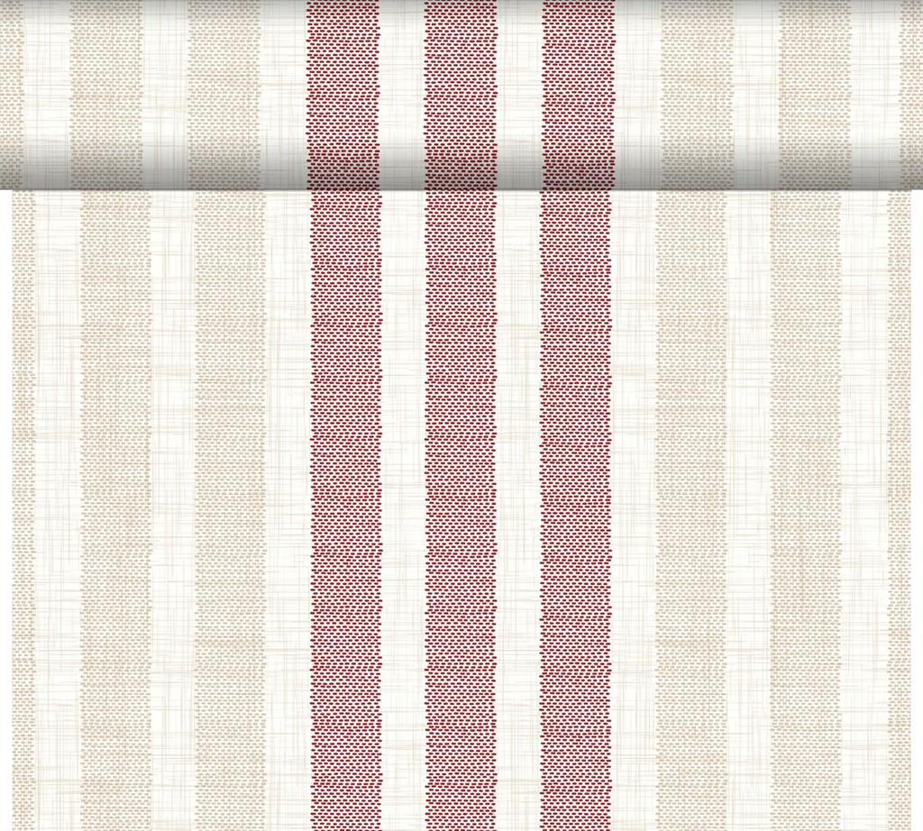 Tete a Tete Dunicel Rigato bordeaux, 24m x 40cm