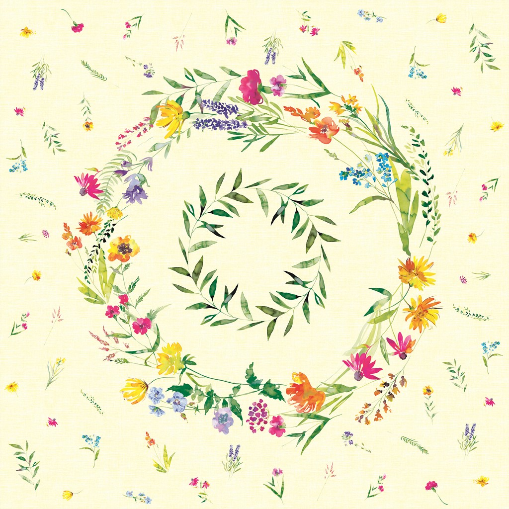 Linclass Tischdecke Molly 80 x 80 cm 1/8-Falz