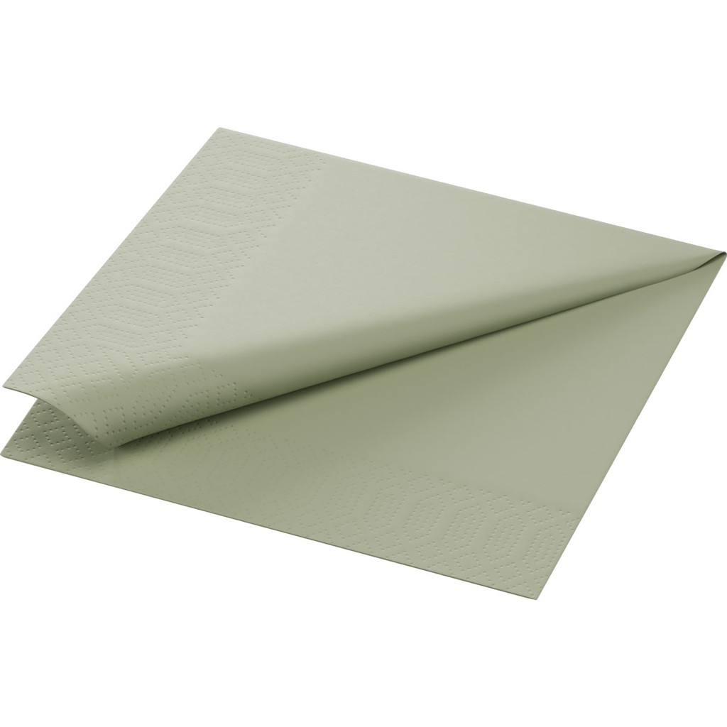 Zelltuchservietten Duni 3 lg 1/4 Falz pistachio green, 33x33cm