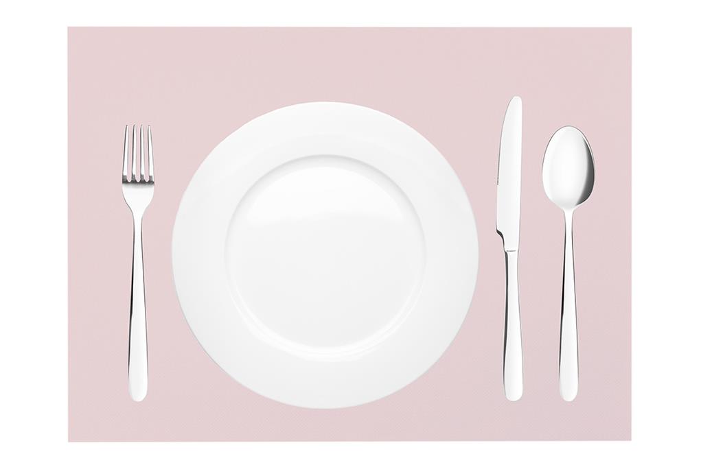 Linclass-Premium Tischsets Basic altrosa 40 x 30 cm
