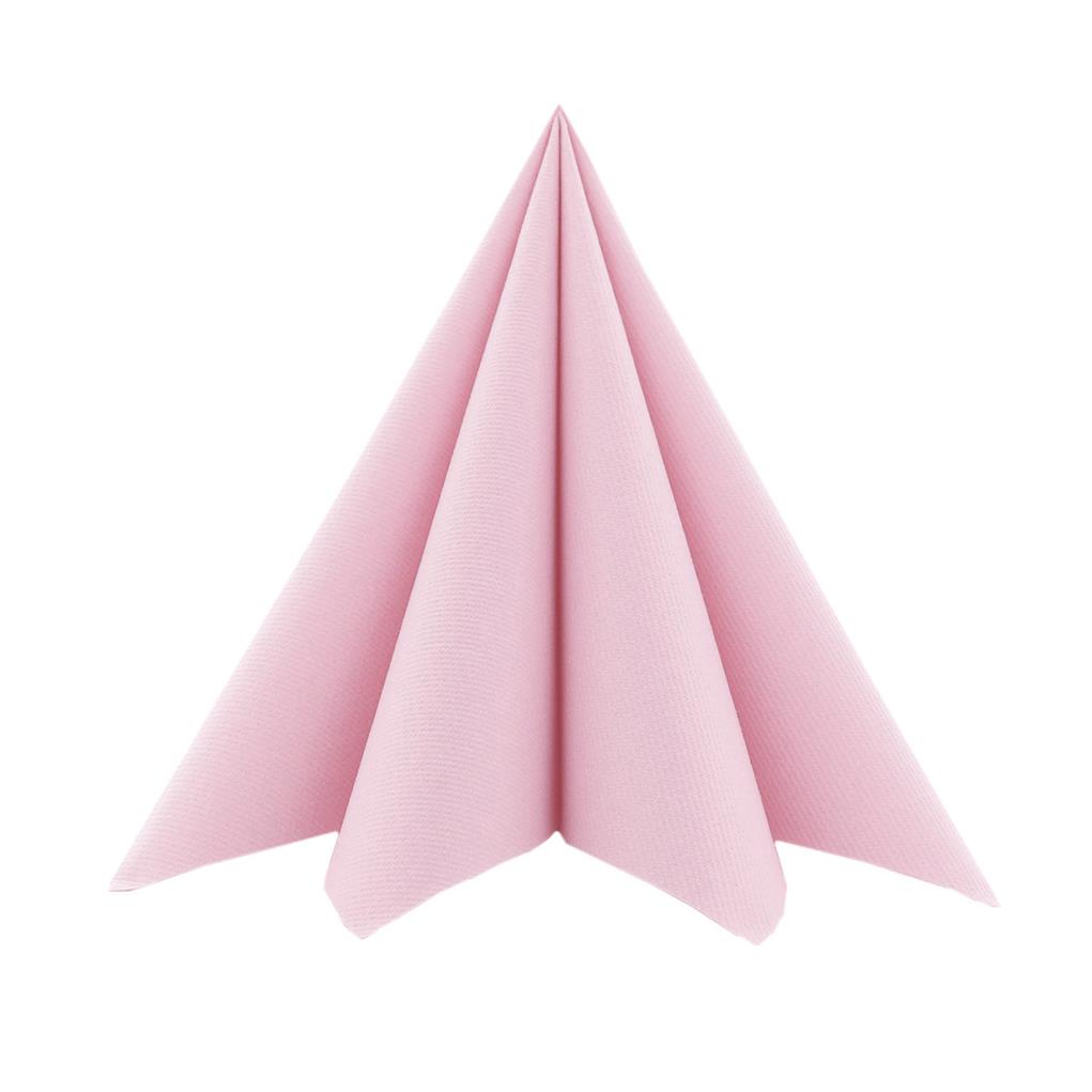 Softpoint Serviette Basic altrosa 40 x 40 cm 1/4 Falz