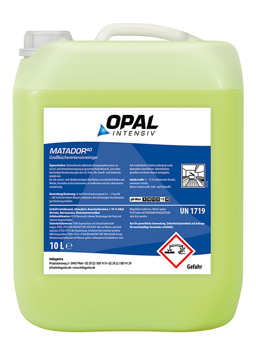 Opal MATADOR40, 10 Liter Küchenreiniger