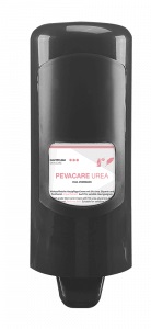 Kunststoffspender "PevaOne" schwarz für 1L Softflaschen