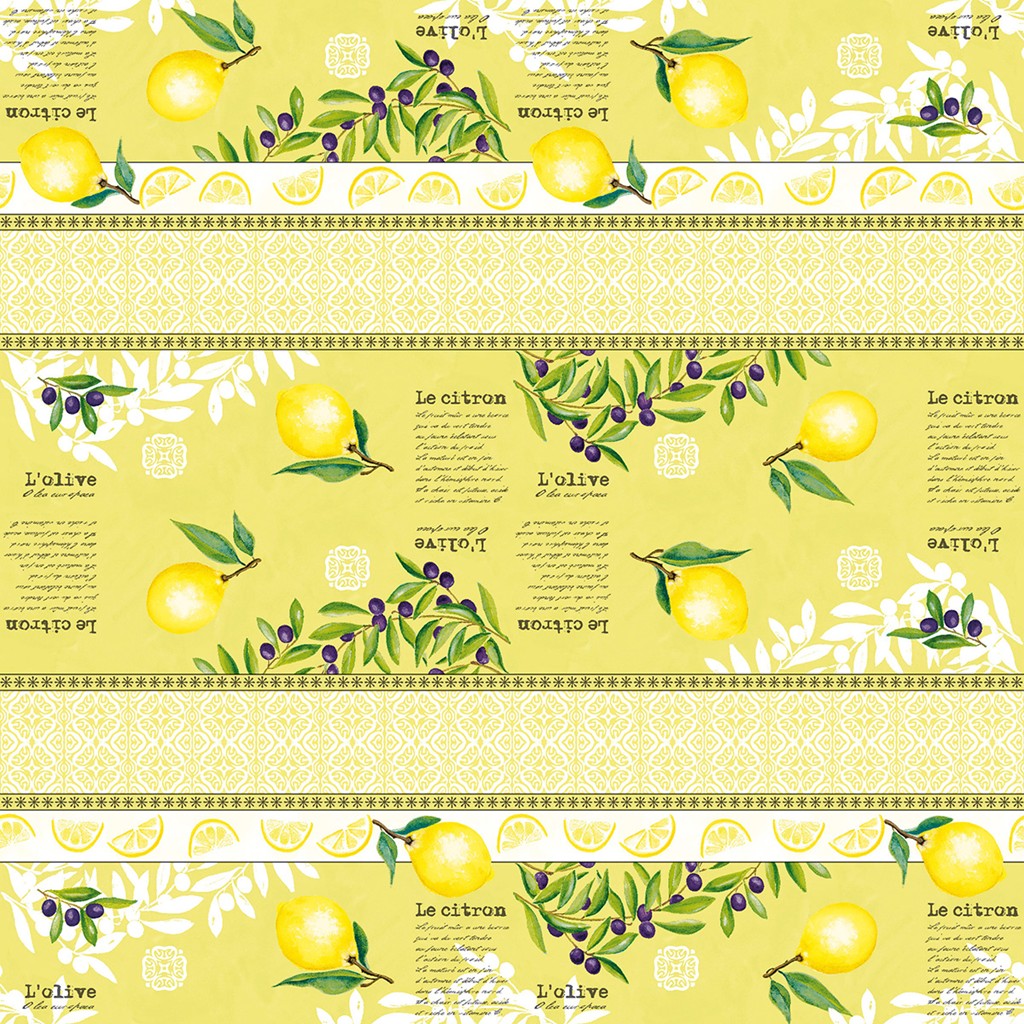 Linclass Tischdecke Jona 80 x 80 cm 1/8-Falz