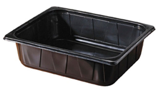 PP-Schale 1/2 GN, 325 x 265 x 80 mm Schwarz
