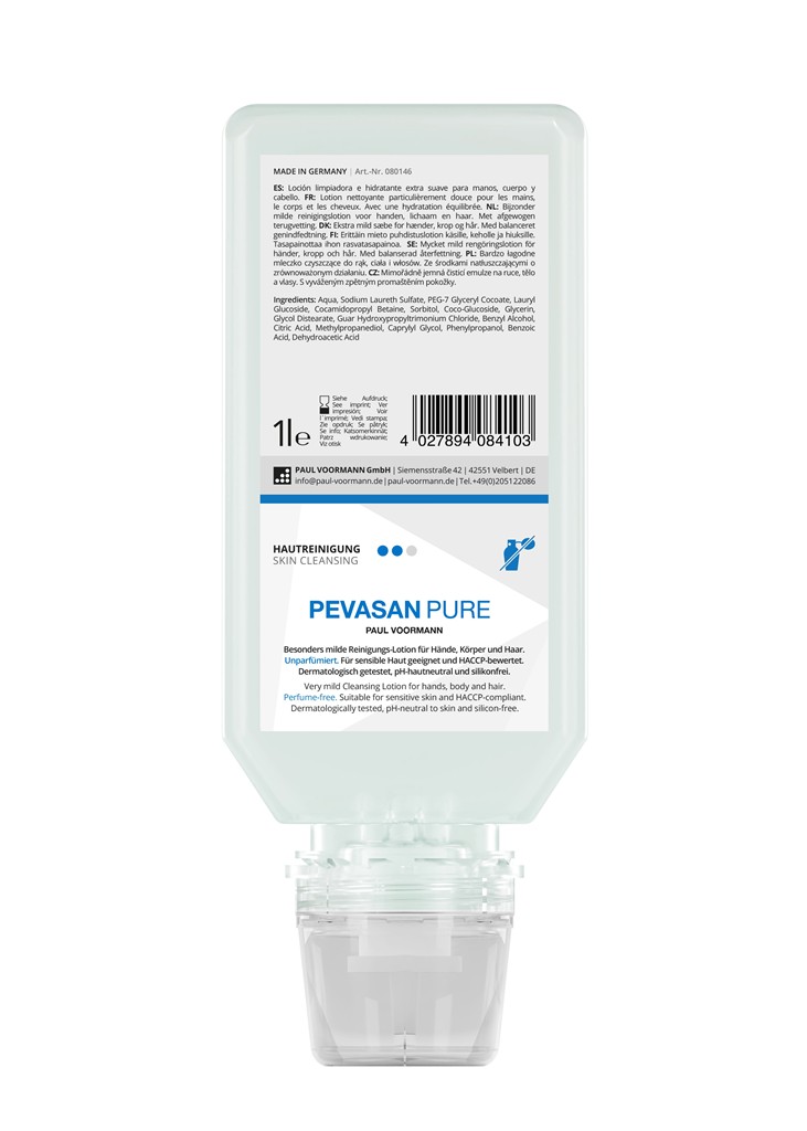 Hautreinigung "Pevasan Pure" 1L Softflas