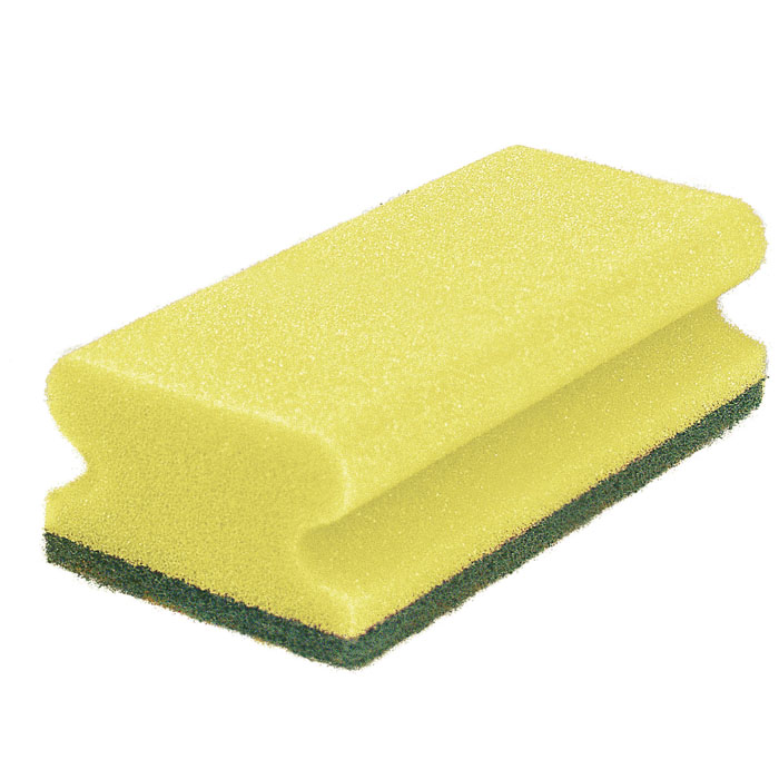 Scheuerschwämme 15x7x4,5cm gelb/grün Scheuerschwämme 15x7x4,5cm gelb/grün