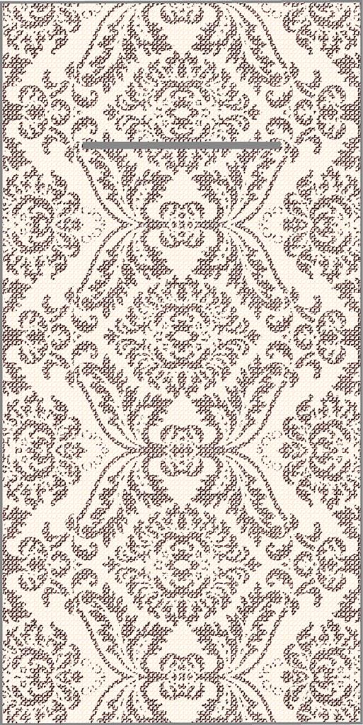 Linclass Pocket-Nap. Kiyan braun 40 x 40 cm 1/8 Falz