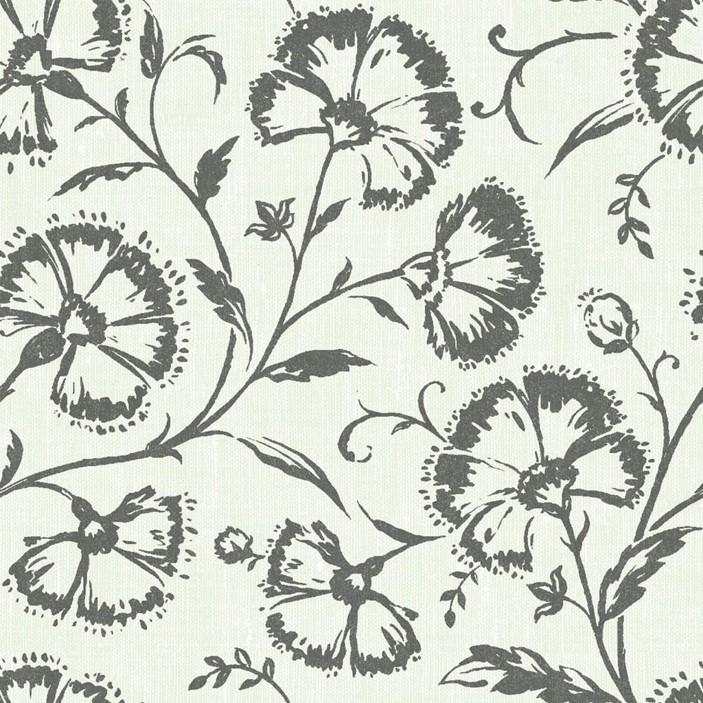 Linclass Serviette Ines salbei-anthrazit 40 x 40 cm 1/4 Falz