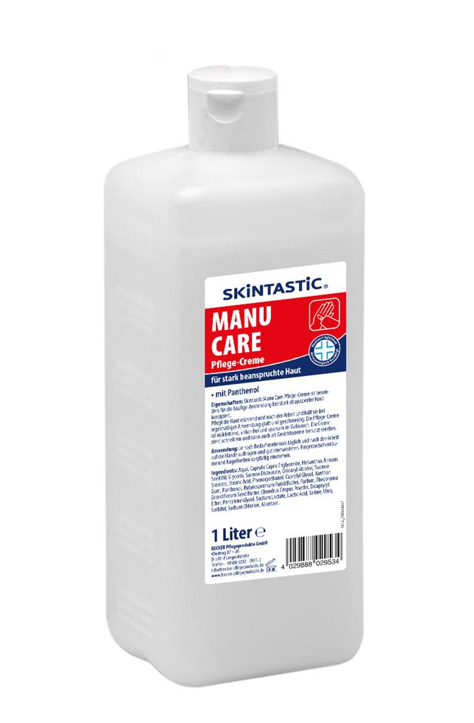 Skintastic Manu Care, 1000ml Pflegecreme für stark beanspruchte Haut