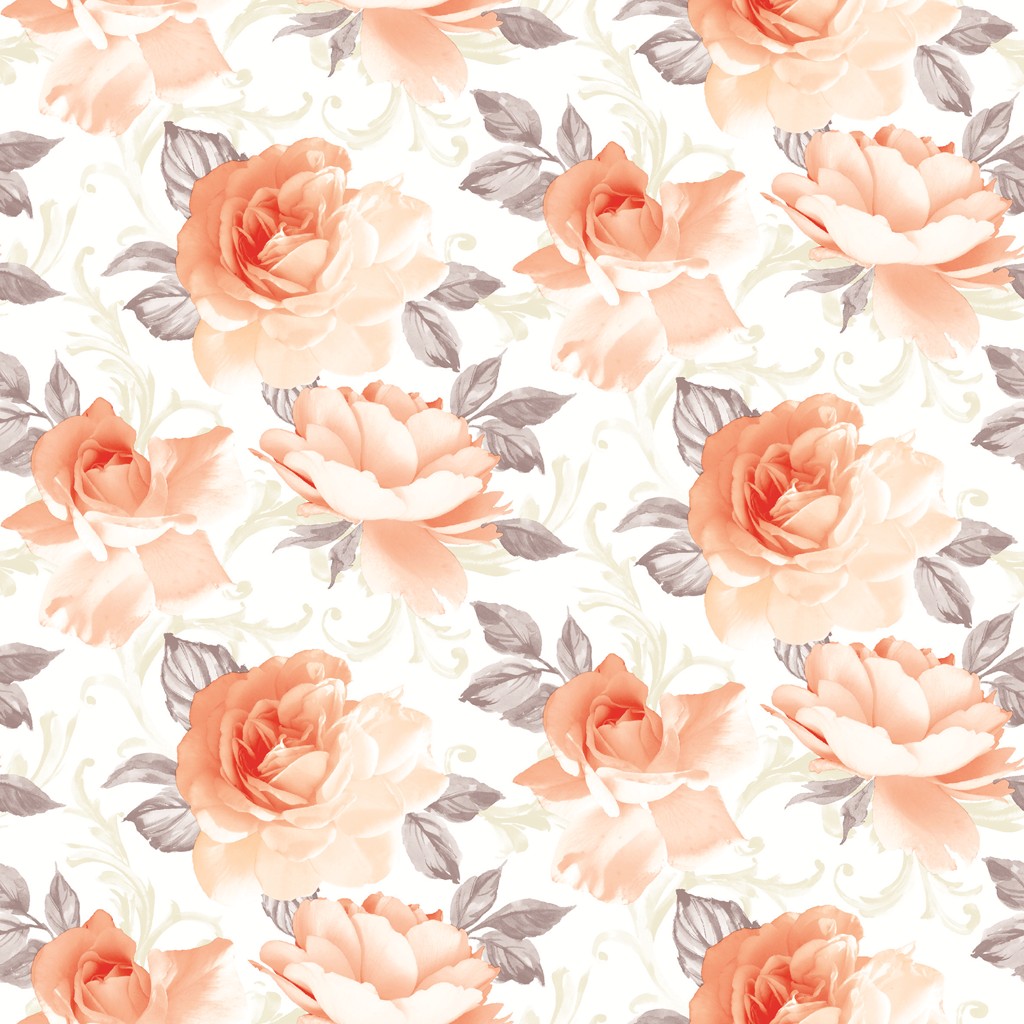 Linclass Tischdecke Rosalie aprikot 80 x 80 cm 1/8-Falz