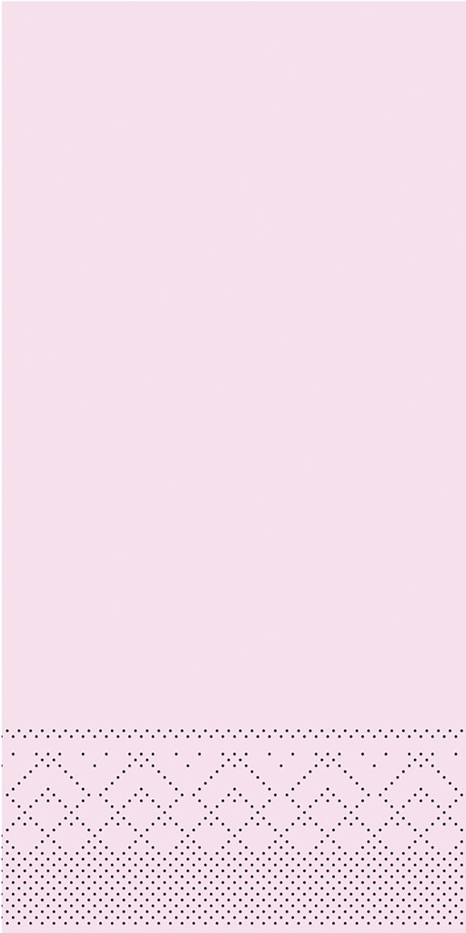 Tissue Serviette Basic rosa 33 x 33 cm 1/8 Falz 3-lg.