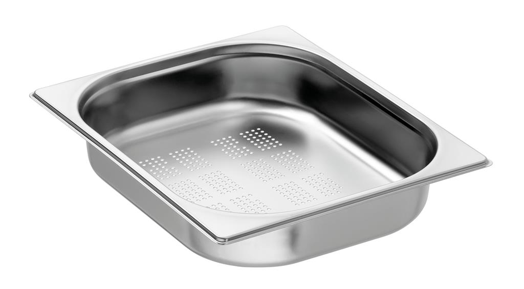 GN-Behälter, 1/2, T65, gelocht GN-Behälter, 1/2, T65, gelocht