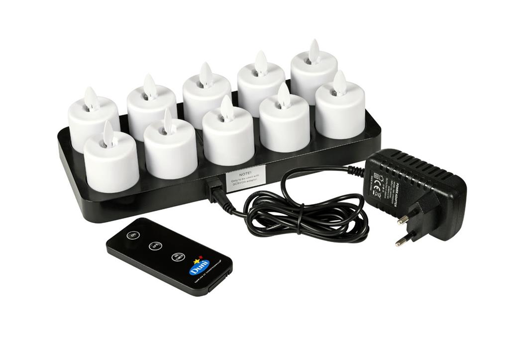 Led Moving Flame 10er 38 x Ø 36 mm, warm white