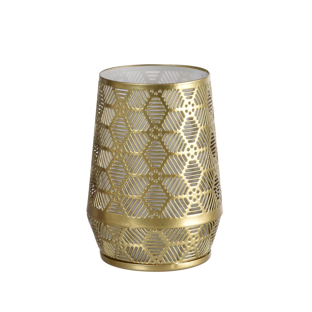 Kerzenhalter Anoush 100 x 75 mm, gold, Metall Kerzenhalter Anoush 100 x 75 mm, gold, Metall
