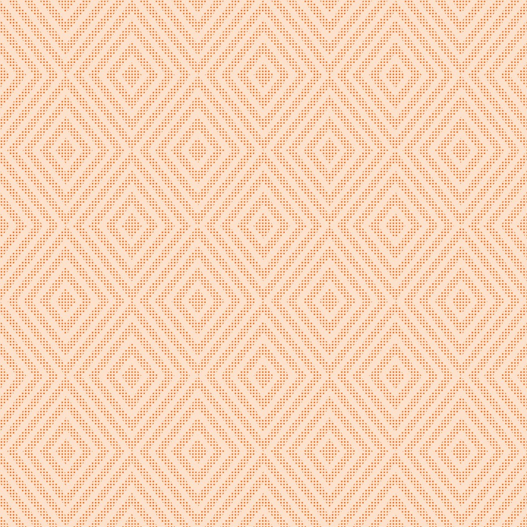 Spanlin Serviette Daki aprikot-orange 40 x 40 cm 1/4 Falz