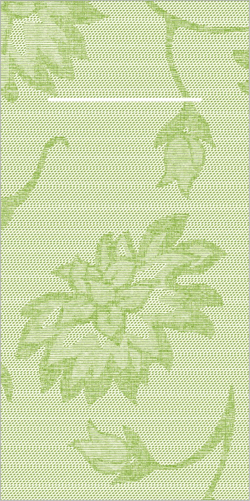 Linclass Pocket-Nap. Lisboa schilfgrün 40 x 40 cm 1/8 Falz