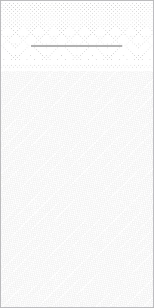 Deluxe-Light Pocket-Nap. Basic weiss 40 x 40 cm 1/8 Falz