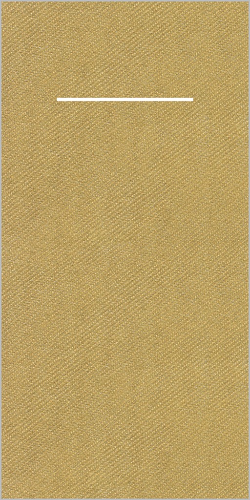 Linclass Pocket-Napkins Basic gold 40 x 40 cm 1/8 Falz