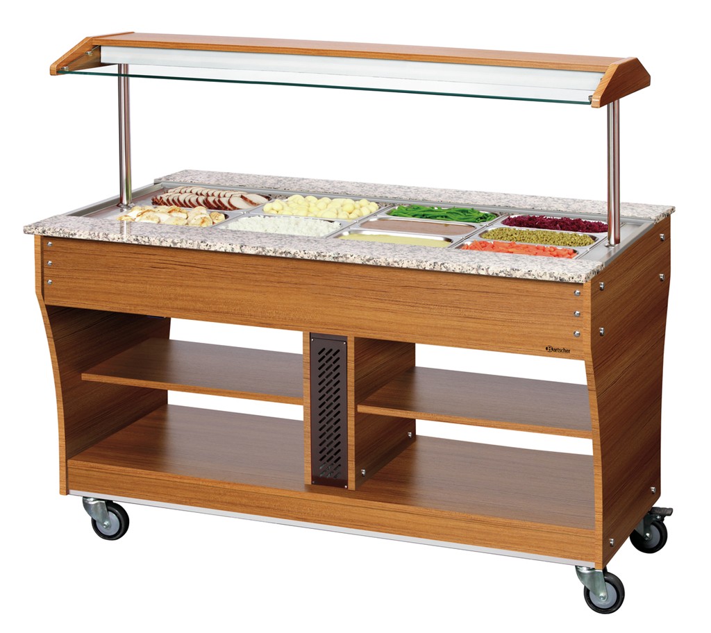 Buffetwagen, warm, 4x 1/1GN