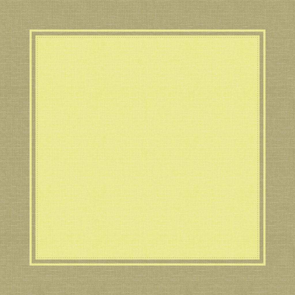 Linclass Tischdecke Brooklyn lime-oliv 80 x 80 cm 1/8-Falz