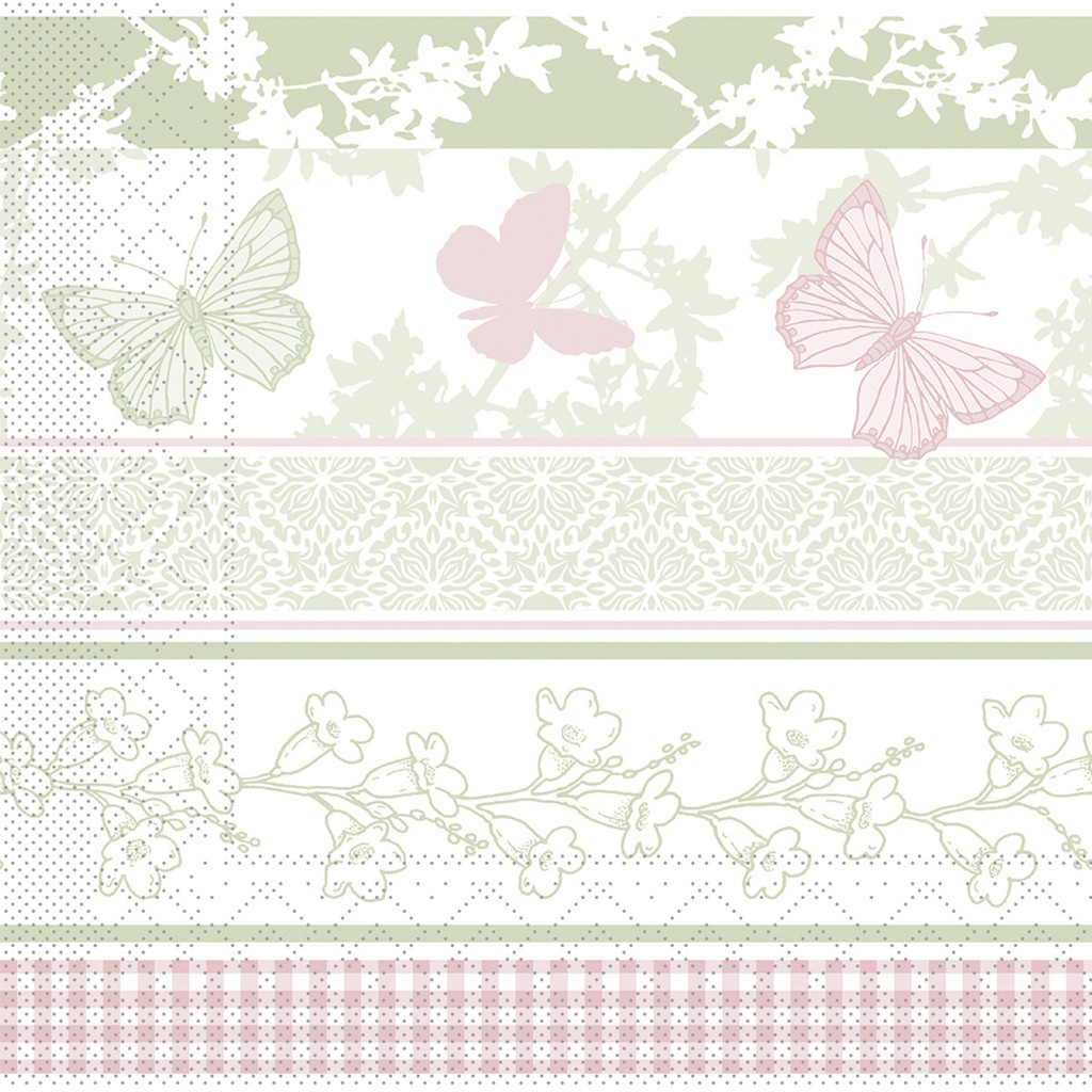 Tissue Serviette Astrid 33 x 33 cm 1/4 Falz 3-lg