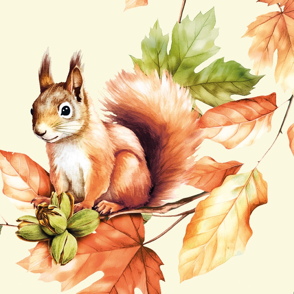 Linclass Serviette Skippy 40 x 40 cm 1/4 Falz