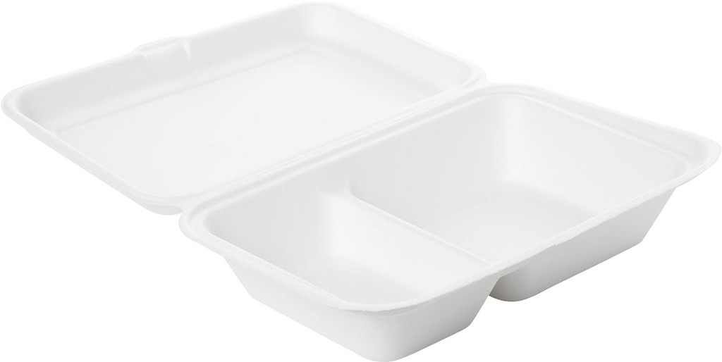 Menübox GreenLine, 2-geteilt weiss