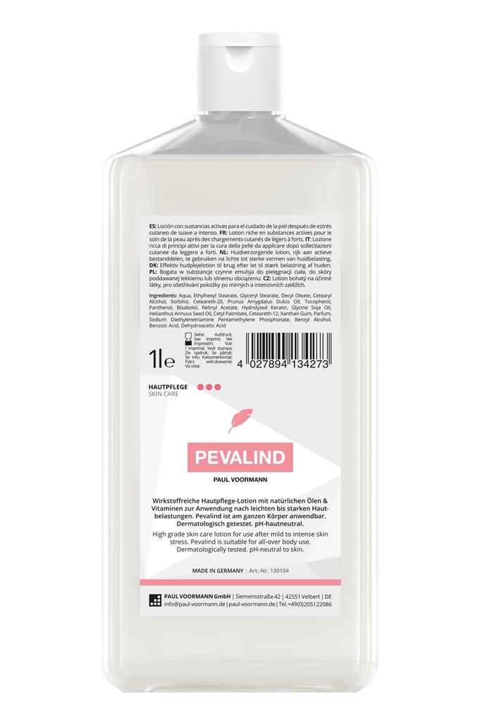 Hautpflege "Pevalind" 1L Hartflasche Hautpflege "Pevalind" 1L Hartflasche