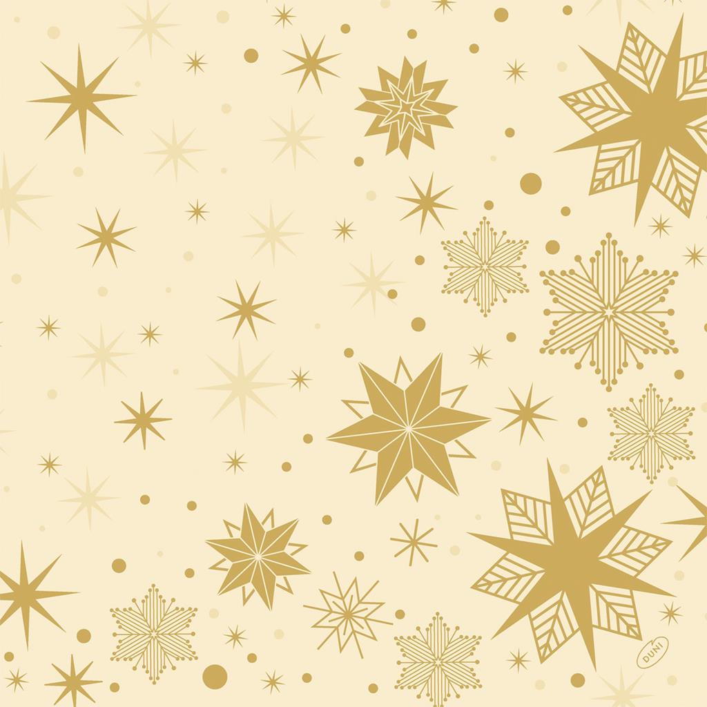 Bio Dunisoft Paisley Stargazing Cream 40x40cm 1/4 Falzung