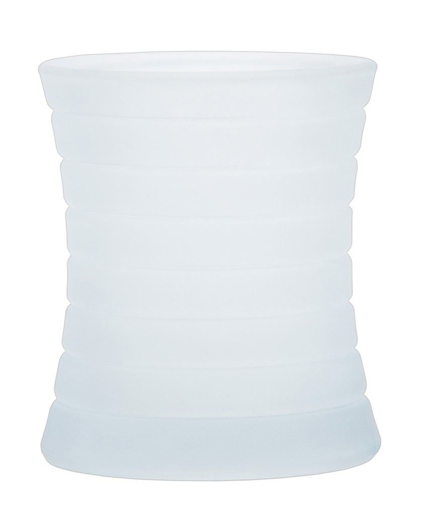 Kerzenglas  Curve milchig 80x100 mm