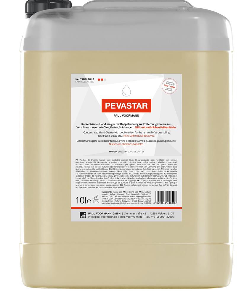 Hautreinigung "Pevastar" 10L Kanister Hautreinigung "Pevastar" 10L Kanister