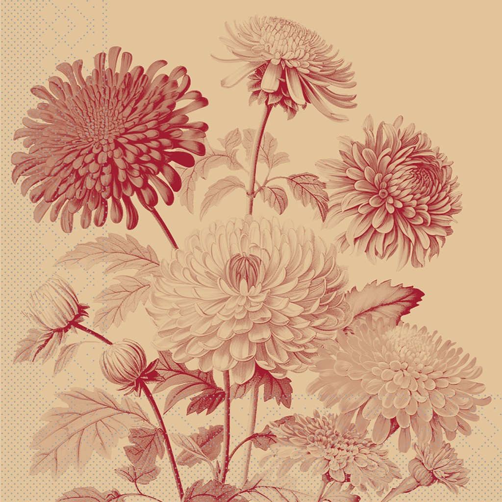 Tissue 3-lg Serviette Amara 33 x 33 cm 1/4 Falz