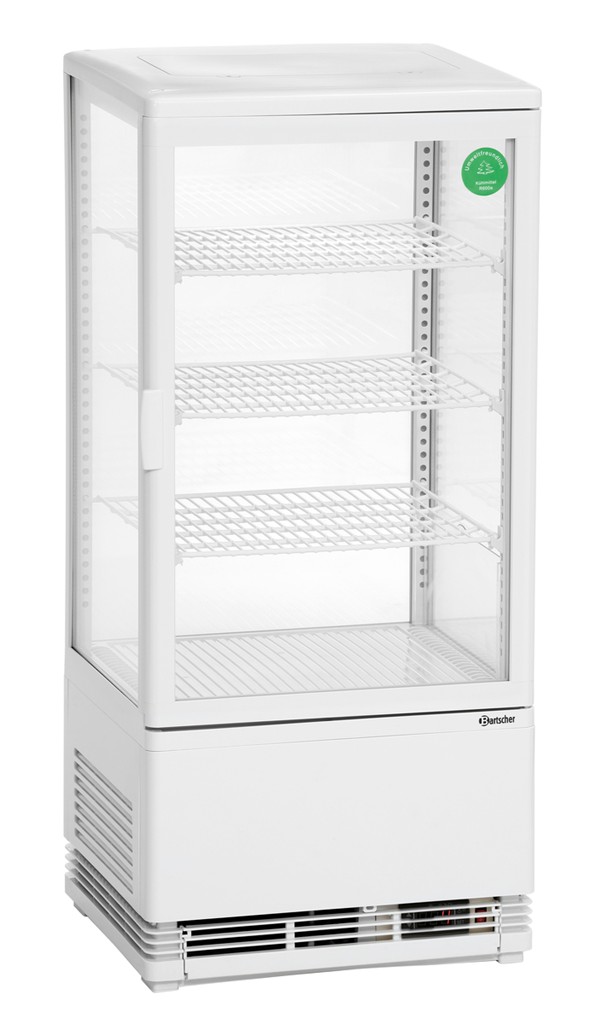 Mini-Kühlvitrine 78L, weiß
