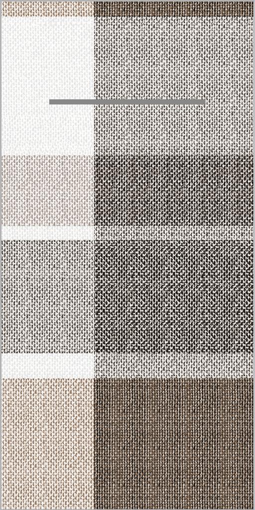 Linclass Pocket-Nap. Marc braun-schwarz 40 x 40 cm 1/8 Falz