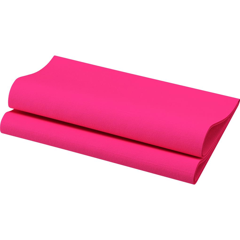 Bio Dunisoft Servietten fuchsia 40 x 40 cm,  1/4 Falz