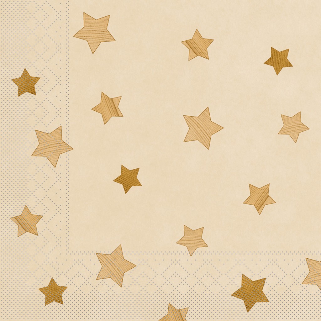 Tissue 3-lagig Serviette Pinea recycled  24 x 24 cm 1/4 Falz