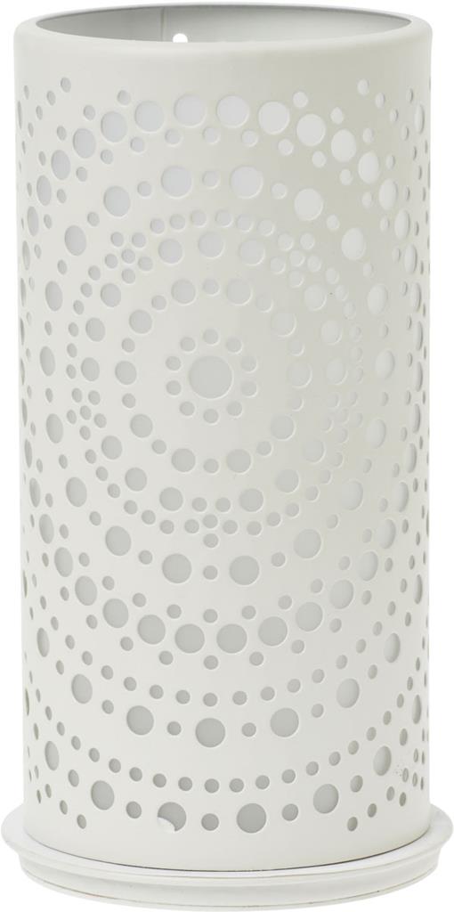 Kerzenhalter Billy 140 x 75 mm, weiß, Metall