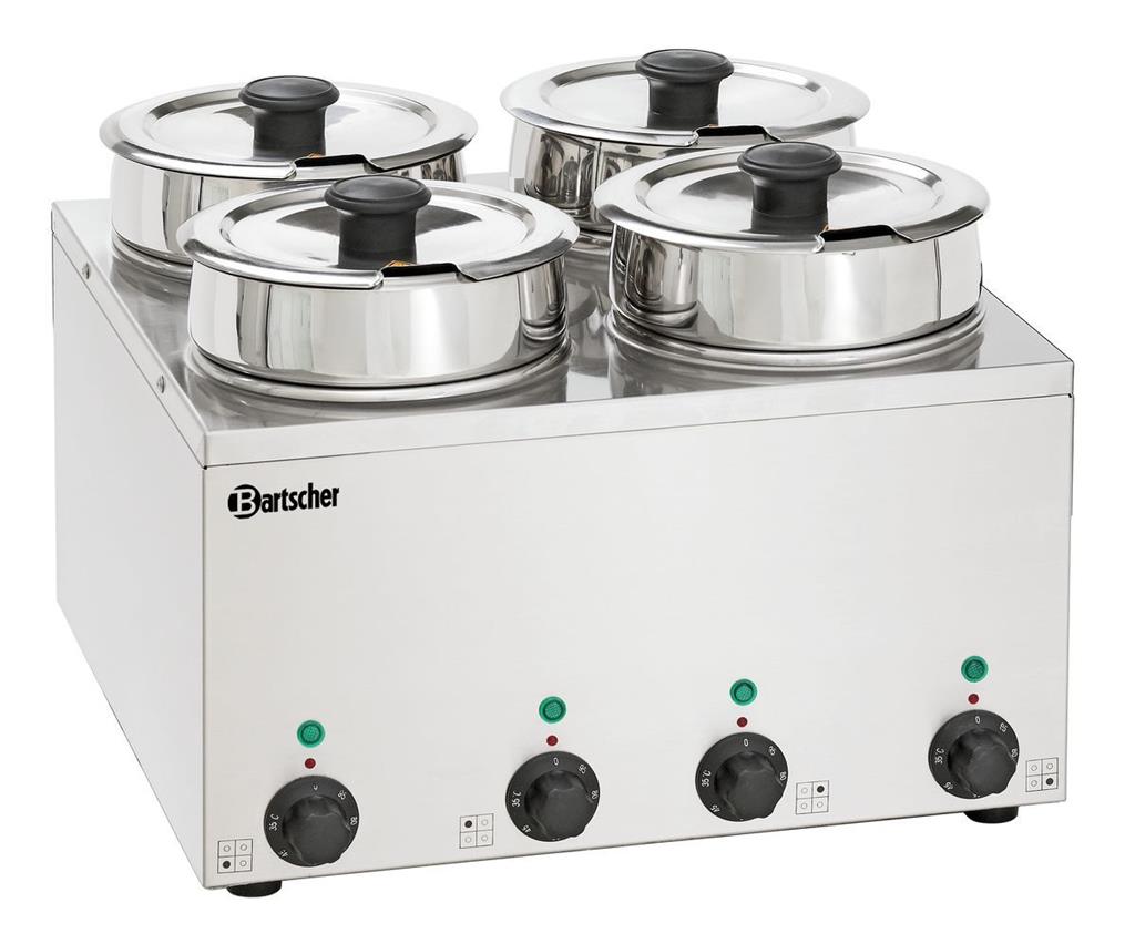 Bain Marie Hotpot, 4x Topf, 3,5 L